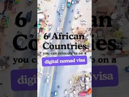 Travel to Africa in a digital nomad visa #travel #africa #nomadtravel