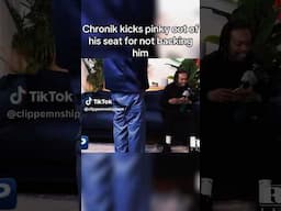 CHRONIK KICKS PINKY OUT OF HIS SEAT FOR NOT BACKING HIM 😳