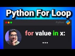 For loop in Python