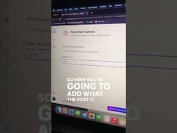 How to create social media captions FAST #shorts