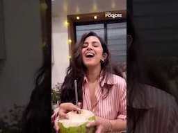 Nimrat Kaur Drops Her Summer Glow Secret – Coconut to the Rescue! 🥥 #shorts #nimratkaur