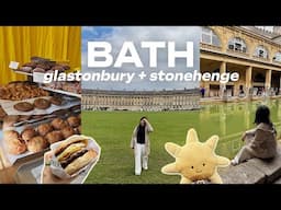 First time in Bath, Glastonbury and Stonehenge, 3 day itinerary | England UK travel vlog