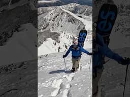 14er Torreys Peak: Emperor Couloir #14er #colorado14er