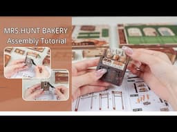 CUTEBEE DIY Dollhouse Kit | MRS.HUNT BAKERY | Assembly Tutorial