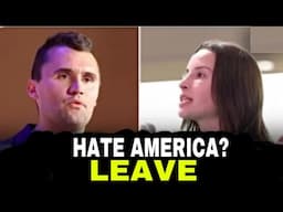 Blaming America for every single problem is ABSURD!!! Charlie Kirk SNAPS back at a college student