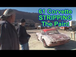 1961 Corvette - Part 3 - Stripping Paint Off Fiberglass