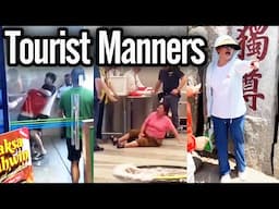 Chinese tourist freak outs