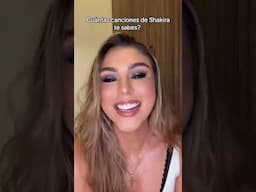 Cuántas canciones de Shakira te sabes?! 🎤 yo creo que 9 1/2 jajaja a veces la memoria me falla!