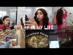 Morning self-care, Quick Grocery Run & New Crockpot Recipe!