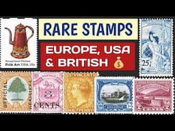 Rare Valuable Stamps In Europe & British Empire | For Stamp Collectors - Part 12