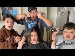 Letting TEENS cut OUR HAIR!