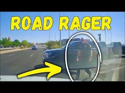 IDIOT DRIVER TRIES CUTTING THE LINE RIGHT NEXT TO A COP | Bad Driving| Instant justice.
