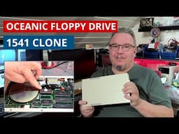 This Oceanic 1541 floppy drive CLONE is in unknown condition and needs a power supply repair
