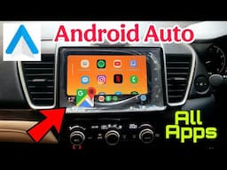 Android Auto How To Use | Android Auto All Setting | How To Connect Smartphone With Android Auto