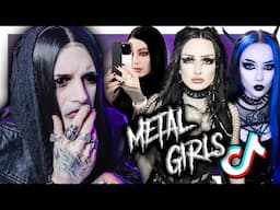 GOTH REACTS TO METAL GIRLS TIKTOKS