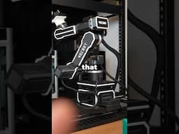 3D Printing a switch for the printer. #3dprinting #robot #stemeducation