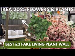 IKEA’S NEW UNBELIEVABLE Artificial Plant Collection:  Outdoor Living Wall & Wedding DIY 2025 Review
