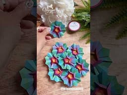 Beautiful Origami Flowers #origami #paperflower #craftideas #diyprojects #artsandcrafts #homedecor
