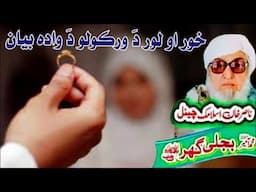 Molana Bijli Ghar رحمته الله علیه poshto bayan // da khor aw lor warkolo aw da wada bayan