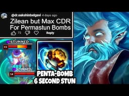 MAX CDR 5 BOMB 6 SECOND STUN Zilean Technology | Heimerdinger Jungle, Caitlyn Mid, Thresh top