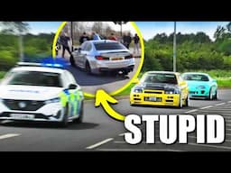 Police SURROUND Exit of Modified Car Show after Stupid Crash!