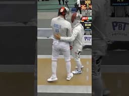 The definition of a friendly rivalry 😂  #sports #fencing #rivalry