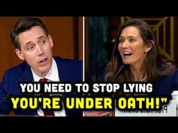 Sen. Hawley OBLITERATES Professor Shaw Over Misleading Testimony!
