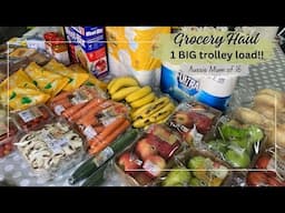 1 BIG trolley load - Grocery Haul - Large Aussie Family