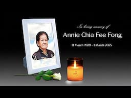 A Tribute to the memory of Annie Chia