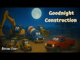 🚧 Let's Say Goodnight to 20 Construction Site Vehicles👷🏼 | The ULTIMATE Bedtime Story for Kids 💤
