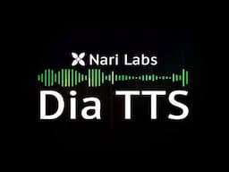 Dia 1.6B TTS for NotebookLM Podcasts