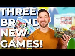 Unboxing Three Brand New Games: Barbecubes 🍗, Tic Tac Trek 🏕️, and Station to Station! 🚂