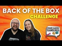 Can Sunniva guess the game from the description? - Back of the box challenge!