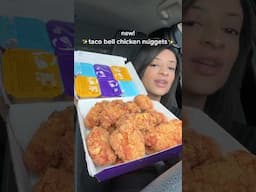 Taco bell chicken nuggets 🐓