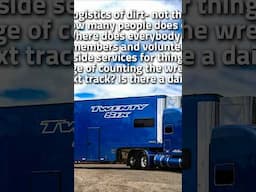 Dirt racing logistics: crews, travel, trailer supplies, race car maintenance
