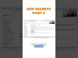 KDP Secrets Part 2 – This hidden feature could be the reason your book isn’t selling…