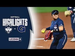 HIGHLIGHTS | Huskies Win 9th Straight Game, Sweep Georgetown
