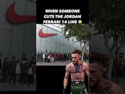 😂😂😂 When someone cuts the Jordan line…
