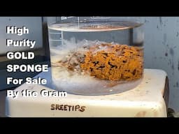 Pure Gold Precipitation Oxalic Acid Pt2