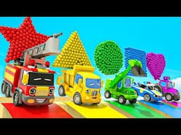Wheels On the Bus@SquareWheelsTV-xy1vgcolored balls shaped like a figure-Baby Nursery Rhymes Songs
