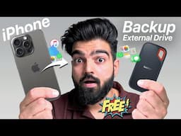 How to Backup iPhone to External Hard Drive Free Software (FREE UP SPACE!)