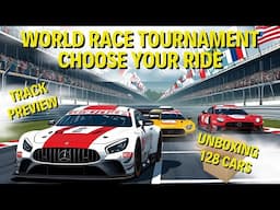 UNBOXING 128 DIECAST CARS | WORLD RACE BATTLE | CHOOSE YOUR RIDE