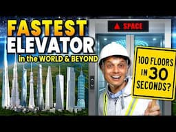 Making the World's FASTEST Elevator & Vertical Speed Limits ★ ONLY in JAPAN