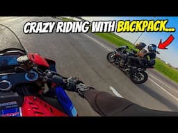 RUNNING LATE TO THE DALLAS GHOST MEET ON A 200HP SUPERBIKE