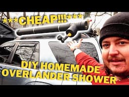 SAVE $500 FOR YOUR OVERLAND RIG AND DO THIS INSTEAD!!! | 4RUNNER PORTABLE SHOWER BUILD FOR CHEAP!