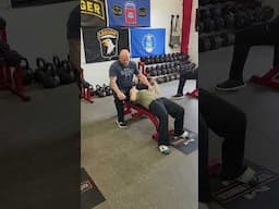 Helping kids in the gym!! Wyatt is a wrestler!!!