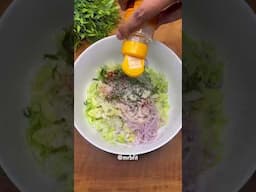 Healthy high protein crispy chickpeas salad recipe #highprotien