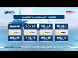 30 APRIL 2025 - BERITA PERDANA - HARGA MINYAK MINGGUAN (1-7 MEI 2025)