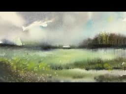 Quick Landscape Loose Watercolour Tutorial