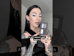 A fresh Summer Goth Look using @themobbeauty Trad Goth Palette #summermakeuptutorial